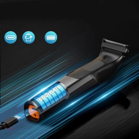 Trymer MAXGROOM JK-319 wielofunkcyjny z wymiennymi końcówkami - czarny