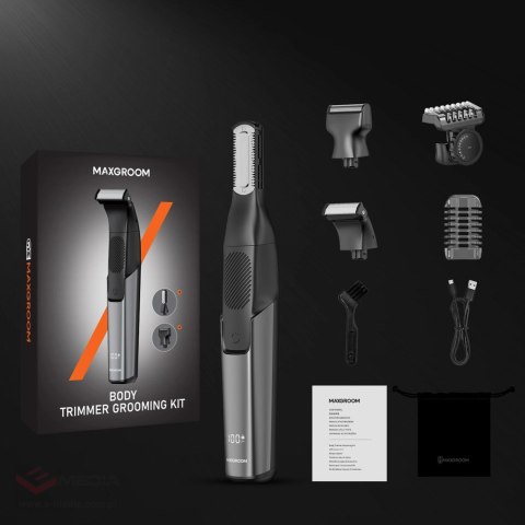 Trymer MAXGROOM JK-319 wielofunkcyjny z wymiennymi końcówkami - czarny