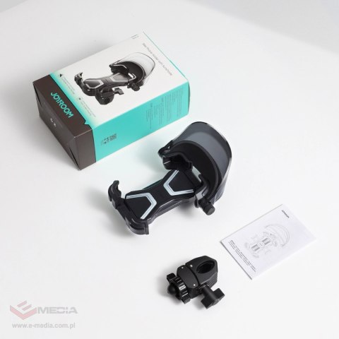 Uchwyt rowerowy Joyroom JR-ZS528 z osłoną przeciwsłoneczną - czarny