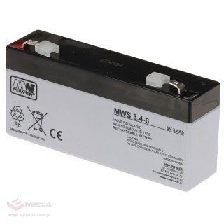 AKUMULATOR 6V/3.4AH-MWS