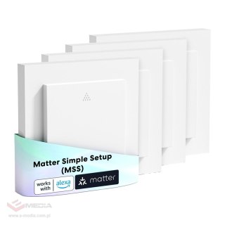 Inteligentny przełącznik rolet MEROSS MRS105MA-EU Wi-Fi (Matter) (Zestaw 4 szt.)