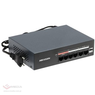SWITCH POE DS-XS06-P 4-PORTOWY Hikvision