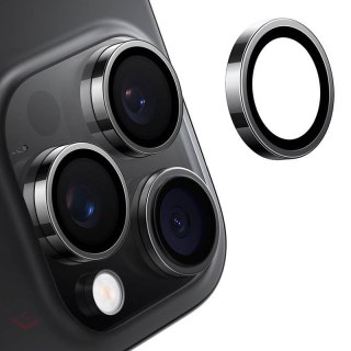 Szkło hartowane TORRAS Lensguard na aparat iPhone 16/16 Plus (czarne)