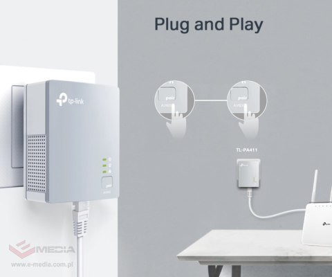 ADAPTER SIECIOWY TL-PA411-KIT TP-LINK