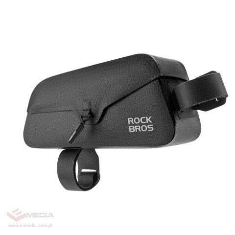 Torba rowerowa Rockbros 30120122002 na ramę wodoodporna z magnetycznym zapięciem 0,9L - czarna