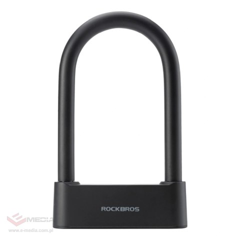 Zapięcie rowerowe Rockbros 32210818001 SMART z czytnikiem linii papilarnych i łącznością Bluetooth - czarny