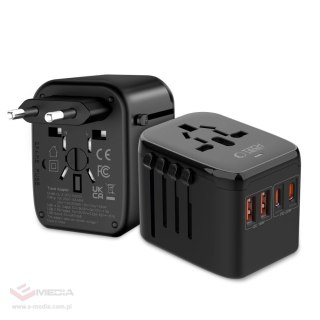 Adapter Tech-Protect TA200 EU / UK / US / AU - czarny