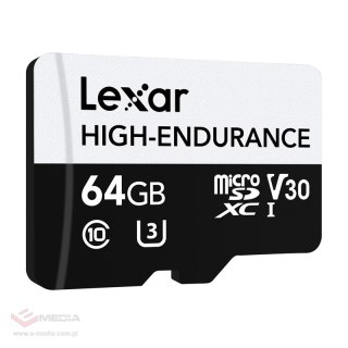 Karta pamięci Lexar High-Endurance microSDHC/microSDXC 64GB