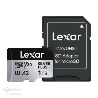 Karta pamięci Lexar High-Performance Silver Plus microSDXC 1TB + adapter