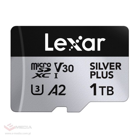 Karta pamięci Lexar High-Performance Silver Plus microSDXC 1TB + adapter
