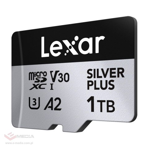 Karta pamięci Lexar High-Performance Silver Plus microSDXC 1TB + adapter