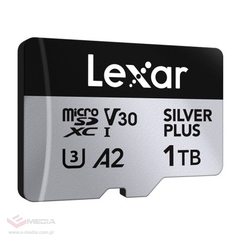 Karta pamięci Lexar High-Performance Silver Plus microSDXC 1TB + adapter