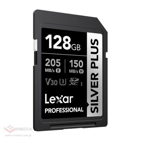 Karta pamięci Lexar Professional SILVER PLUS SDXC 128GB