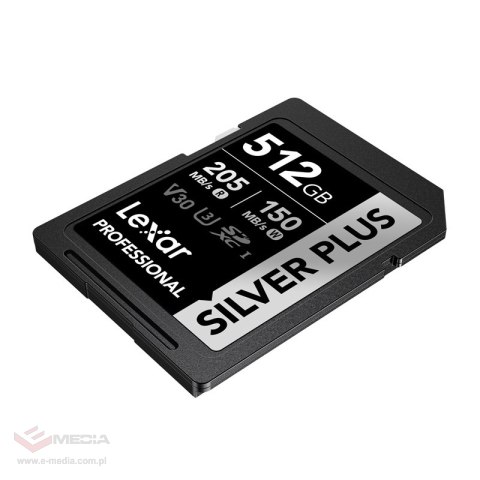 Karta pamięci Lexar Professional SILVER PLUS SDXC 512GB