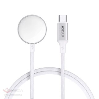 Ładowarka indukcyjna Tech-Protect UltraBoost USB-C do Apple Watch 1m - biała