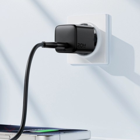 Ładowarka sieciowa Acefast A117 GaN PD 20W USB-C - czarna