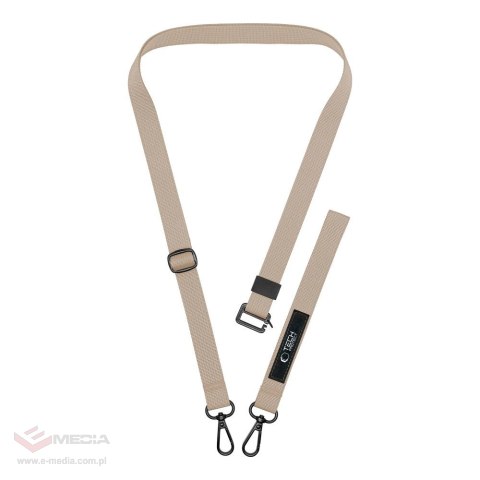 Smycz Tech-Protect C65 Rope Crossbody - beżowa