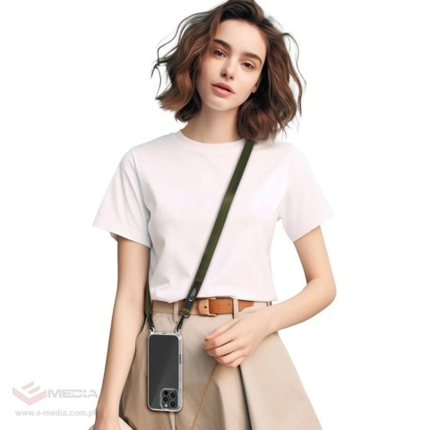 Smycz Tech-Protect C65 Rope Crossbody - oliwkowa