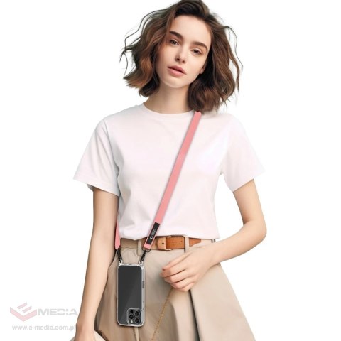 Smycz Tech-Protect C65 Rope Crossbody - różowa