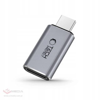 Adapter Tech-Protect UltraBoost USB-C (męski) / Lightning (żeński) - szary