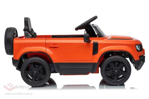 Pojazd Land Rover Defender Pomarańczowy