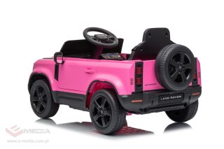 Pojazd Land Rover Defender Różowy