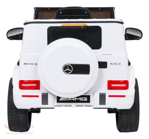 Pojazd Mercedes G63 AMG LIFT Biały