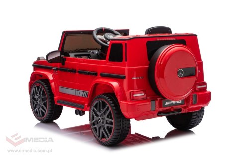 Pojazd Mercedes G63 AMG LIFT Czerwony