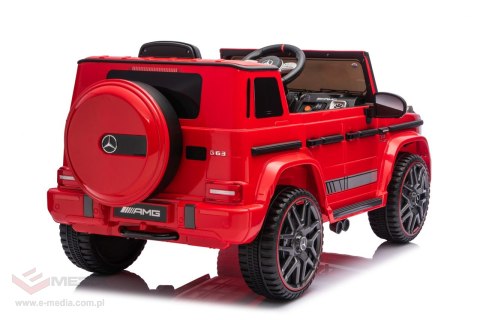 Pojazd Mercedes G63 AMG LIFT Czerwony