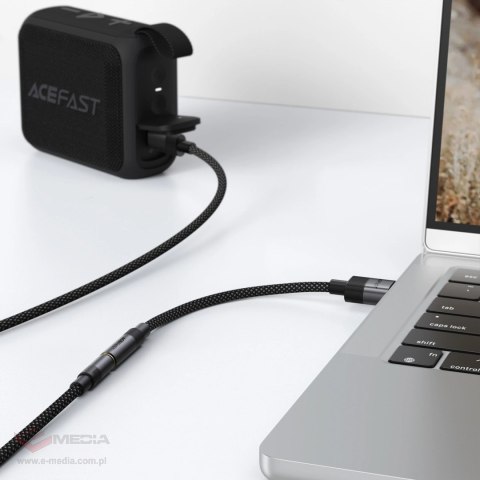 Adapter Acefast J13 USB-A do mini jack 3.5 mm - czarny