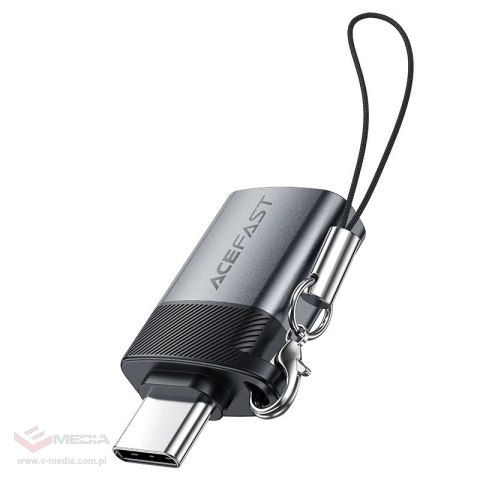Adapter USB Acefast J7 USB-A - USB-C - szary