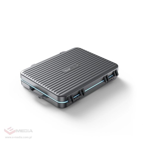 Etui Orico PHCD na karty pamięci i nośniki danych Black 2.5" SSD 2.5" HDD M.2 SSD SD Micro SD CompactFlash czytniki kart - czarn