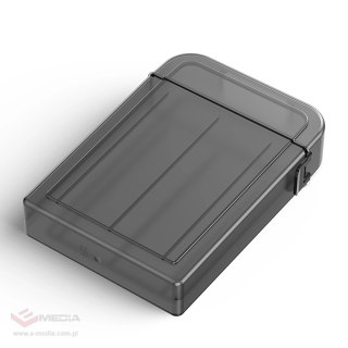 Etui ochronne Orico PPH-25 pudełko na 2 x HDD 2,5" - półprzezroczyste, szare