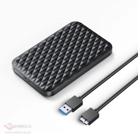 Kieszeń dyskowa Orico 2520U3-V1 2,5" HDD/SSD USB Micro-B 5Gb/s - czarna