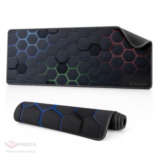 Podkładka biurkowa Wozinsky WPD-B800 gamingowa 800x300mm wodoodporna ze wzorem - czarna