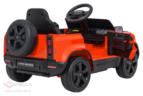 Pojazd Land Rover Defender Pomarańczowy