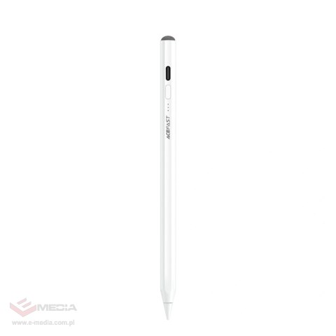 Rysik stylus pojemnościowy Acefast V2 do iPad z 2 wymiennymi końcówkami - biały