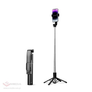 Selfie stick Orico SPN100 statyw 1/4" na telefon kamerę aparat z obrotem 360 stopni Bluetooth 5.2 - czarny