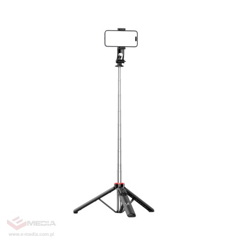 Wozinsky Selfie stick WC1Y3S teleskopowy tripod 1.3m z uchwytem na telefon - czarny