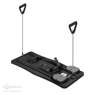 Domowy zestaw do pilates, wielofunkcyjny przyrząd do ćwiczeń fitness 9 w 1, kolor czarny