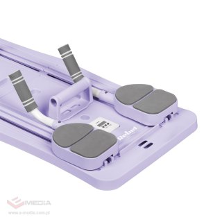 Domowy zestaw do pilates, wielofunkcyjny przyrząd do ćwiczeń fitness 9 w 1, kolor fioletowy