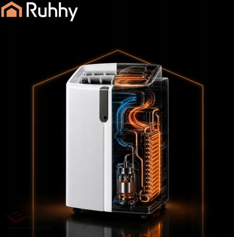 Klimatyzator Przenośny WiFi 4w1 Osuszacz 35l Wentylacja Grzanie 3,5W 30m2