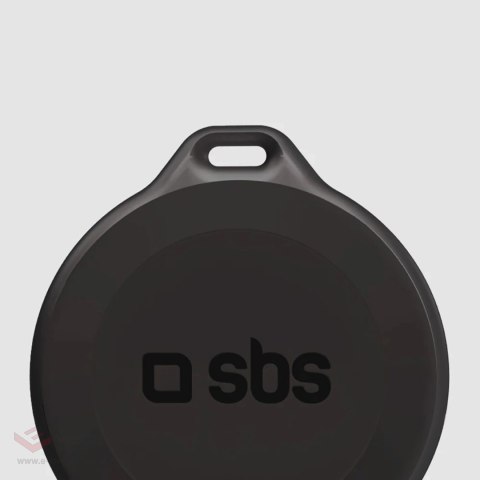 Lokalizator SBS Track My Circle wodoodporny IP65 kompatybilny z Apple Find My - czarny
