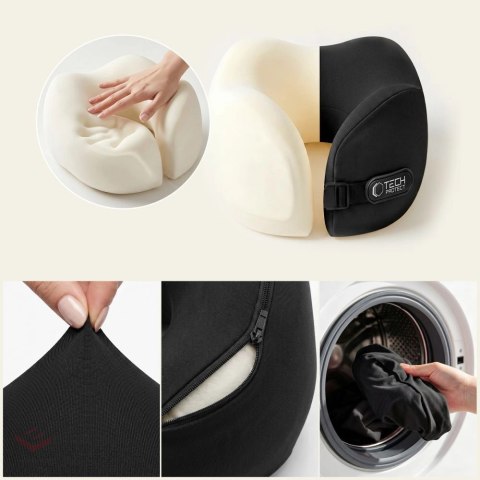 Poduszka podróżna Tech-Protect ComfortRest - czarna