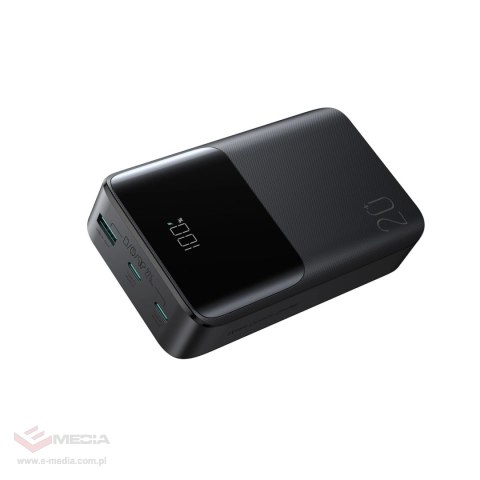 Powerbank Joyroom JR-QP192 Star Series Mini 20000mAh 22,5W z wyświetlaczem cyfrowym - czarny