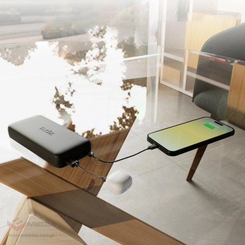 Powerbank SBS Infinity 20000mAh 10W LiFePo₄ USB-A USB-C - czarny