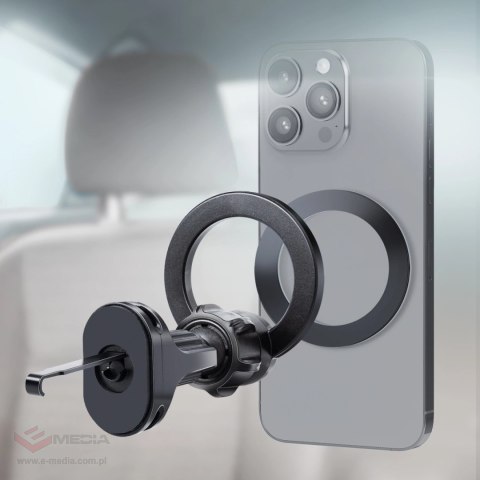 Uchyt na smartfona SBS TESUPMAGRING kompatybilny z MagSafe - czarny