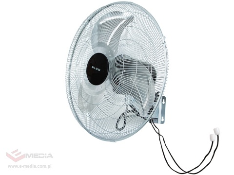 Wentylator ścienny 50cm 220W SREBRNY cyrkulator