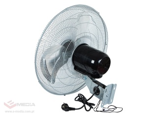 Wentylator ścienny 50cm 220W SREBRNY cyrkulator