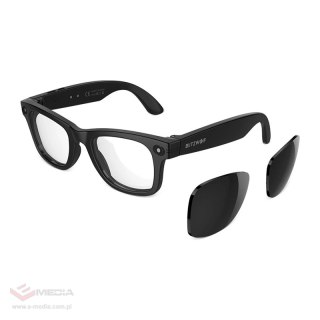 Inteligentne okulary AI BlitzWolf BW-AG1 Pro z wymiennymi soczewkami przeciwsłonecznymi